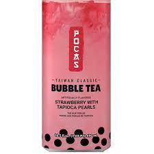 Pocks Bubble Tea 24pk (Strawberry)