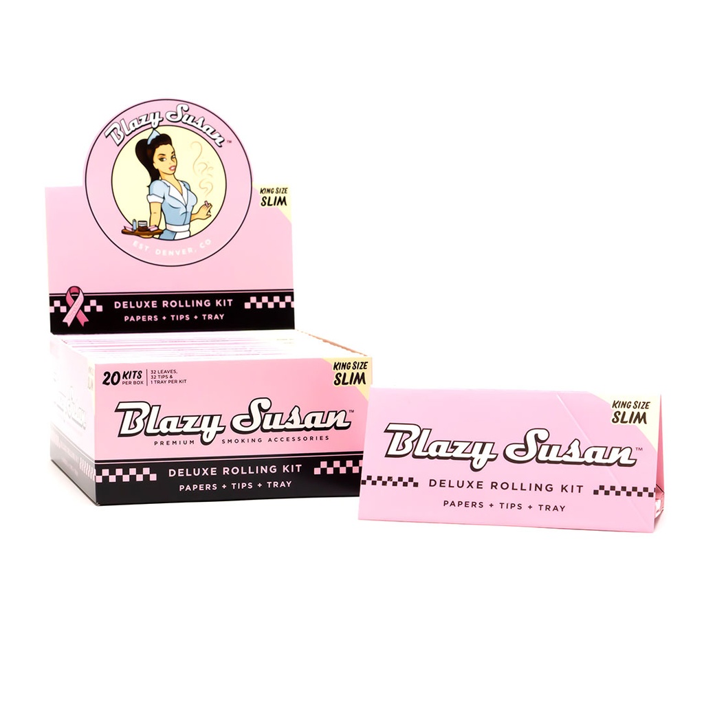 Blazy Susan Rolling kit King size -20 kits (Pink)