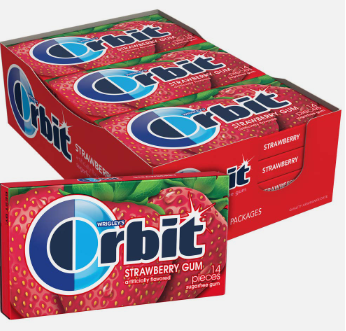 Orbit Gums 12ct (Strawberry)