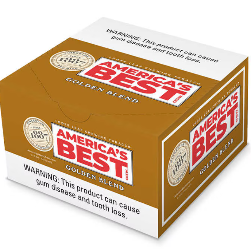 Americas Best Chew Tobacco (Gold, 12ct 3oz)