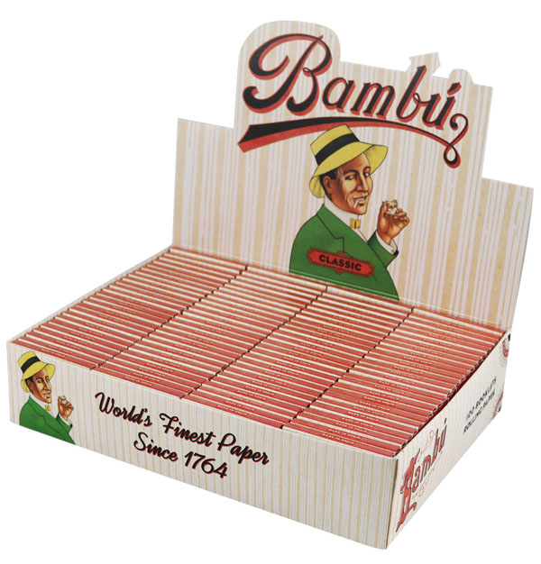 Bambu Rolling Papers (Classic, Regular, 100ct)