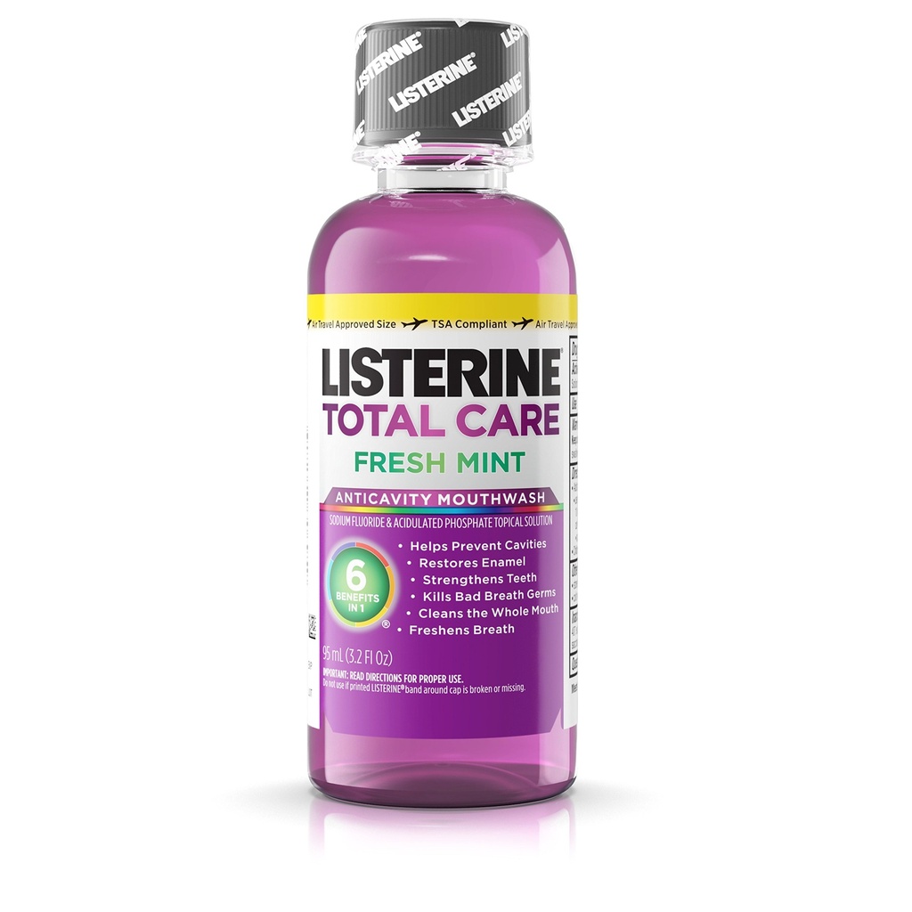 Listerine Mouthwash 95ml 12pk (Fresh Mint)