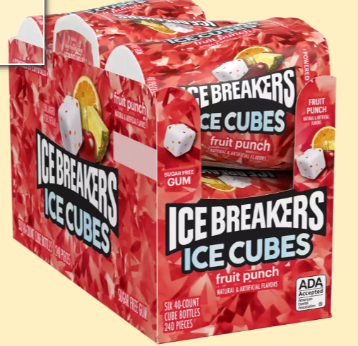 Ice Breakers Cubes -6ct (Fruit Punch)
