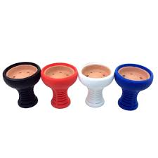 Badshah Hookah Bowl Ceramic Silicon (Red)
