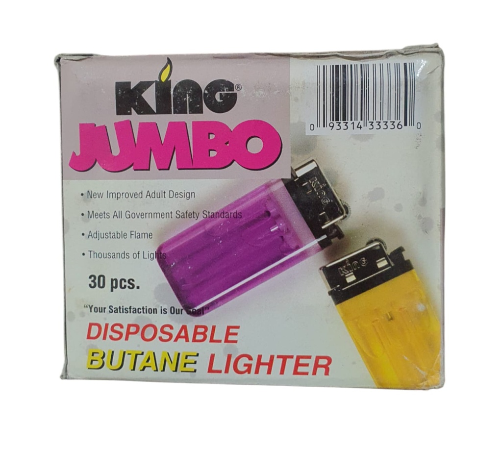 King lighters (Jumbo 30ct)