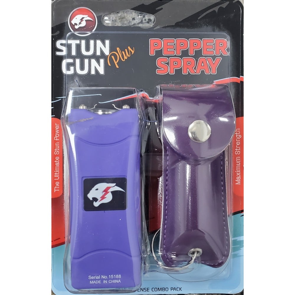 Stun Gun Plus Pepper Spray (black)