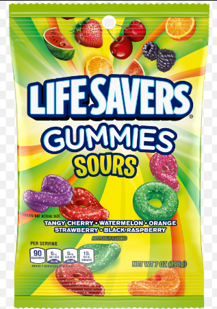 Life Savers Gummy Bag (Sours)