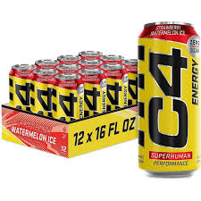 C4 Energy Drink 12pk (Strawberry Watermelon Ice)