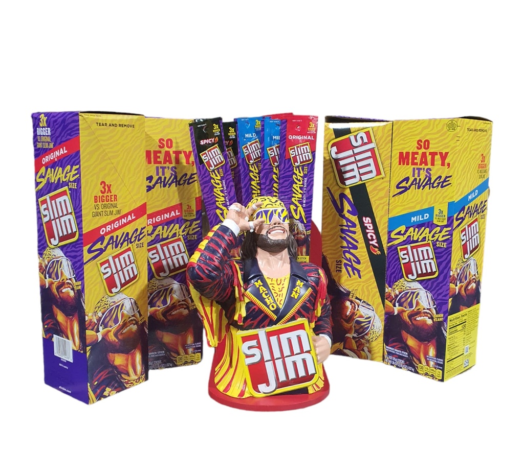 Slim JIm Pack 12-3oz  4 boxes ,1 holder (Box)