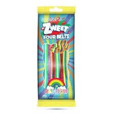 Zweet Candy 12 x 4.5oz (Sour Belts Rainbow)