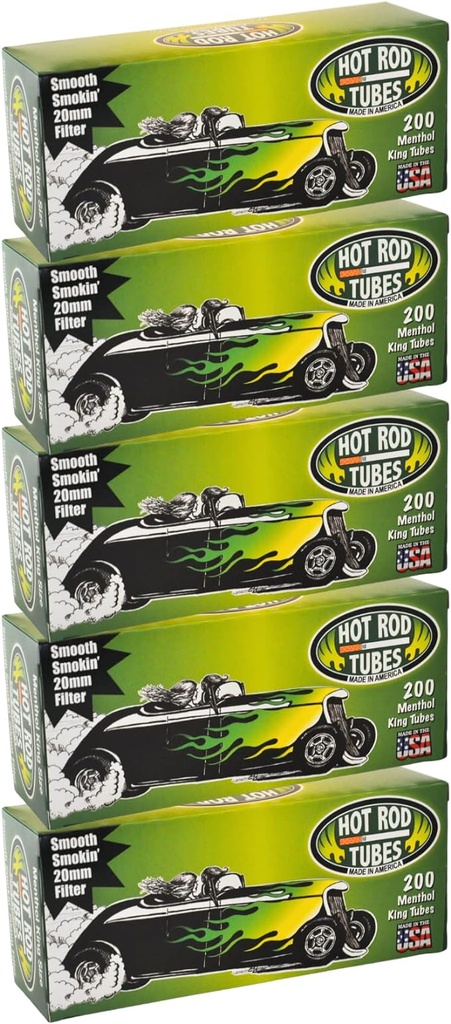 Hot Rod Tubes 5pk (Menthol, King)